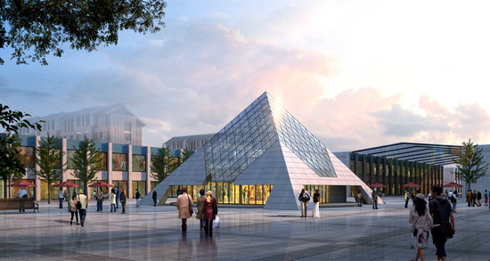 潮州金字塔网架